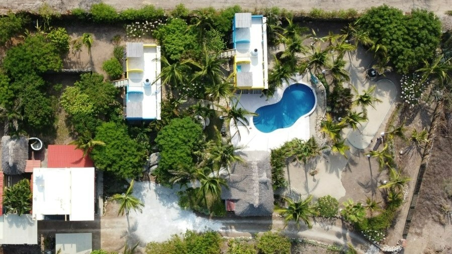 vista area de casa