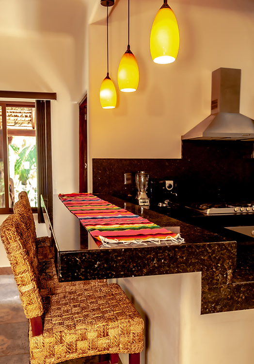 Imagen de cocina con barra